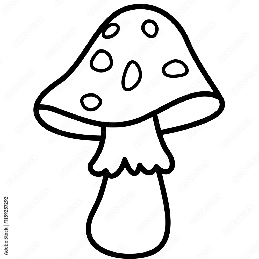mushroom cartoon illustration mushroom cartoon illustration