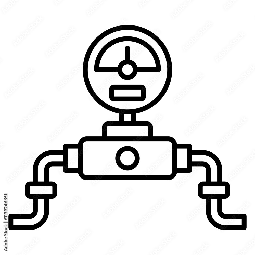 gas pressure icon gas pressure icon