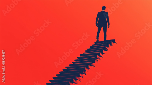 ladder where each step is a different corporate title or achievement