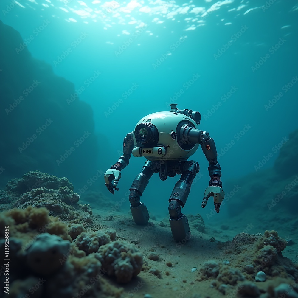 Fototapeta premium scuba diver generative ai