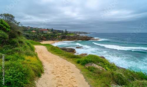 Tamarama beach during Bondi to Coogee coastal walk from Tamarama photo