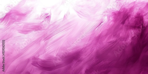 Abstract pink and white paint strokes background.