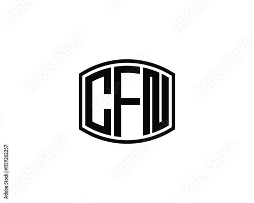 CFN logo design vector template. CFN