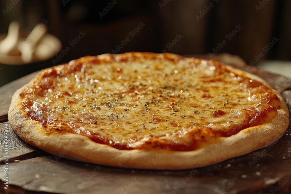 Delicious cheese pizza on wooden board. Perfect for menus, food blogs, or pizza restaurant websites. Delicious cheese pizza on wooden board. Perfect for menus, food blogs, or pizza restaurant websites.