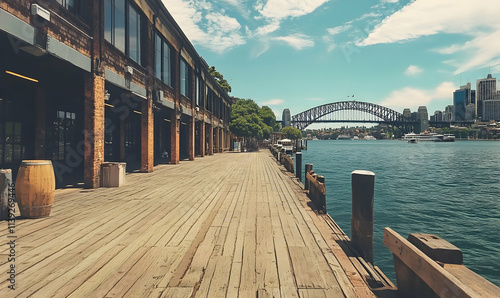 : Pier view at Walsh Bay photo