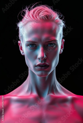 Feminine Male Fashion Model