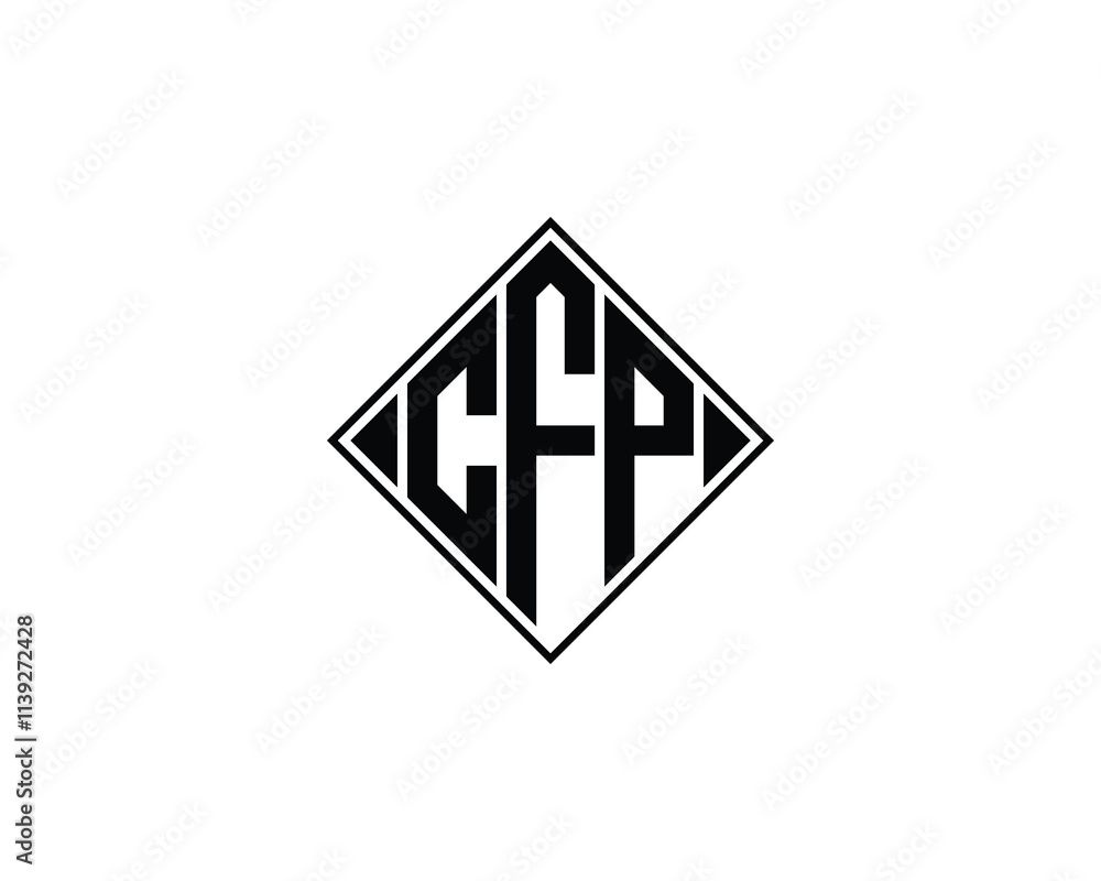 CFP logo design vector template. CFP CFP logo design vector template. CFP