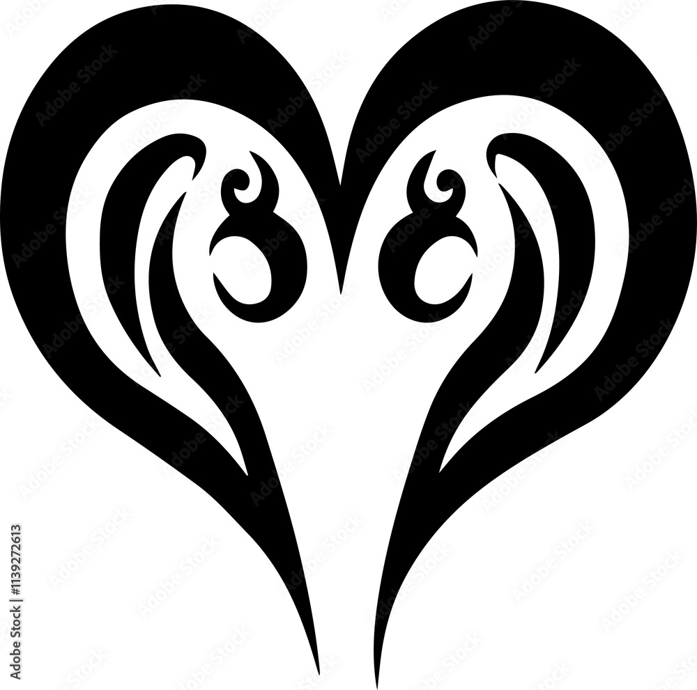 Obraz premium Cultural Heart Symbols