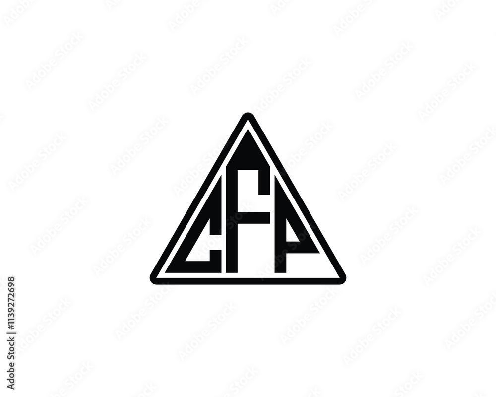 CFP logo design vector template. CFP CFP logo design vector template. CFP