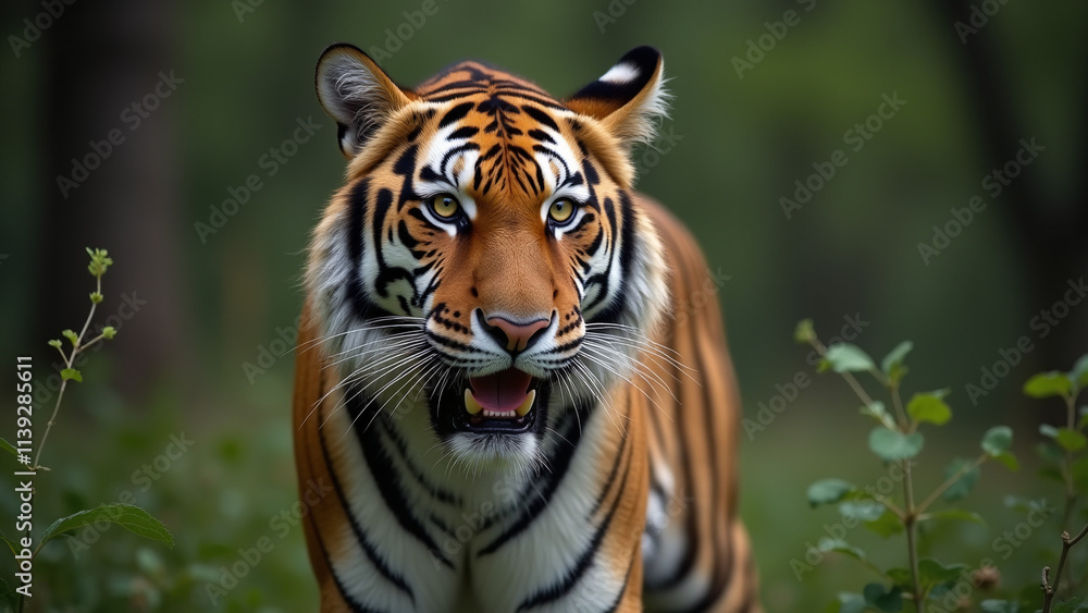 portrait of a tiger portrait of a tiger