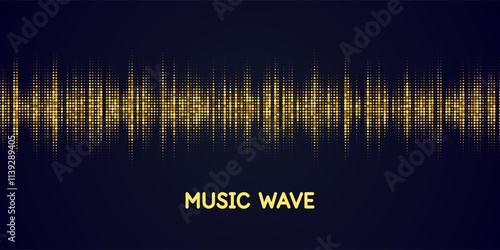 An abstract graphic element for design. The illustration consists of round particles.