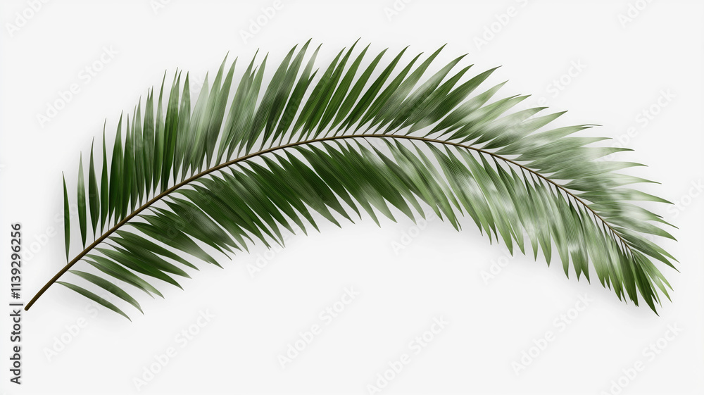 Palm tree leaf isolated on white or transparent background, palm leaves frame with space for text, tropical beach overlay mockup concept Palm tree leaf isolated on white or transparent background, palm leaves frame with space for text, tropical beach overlay mockup concept
