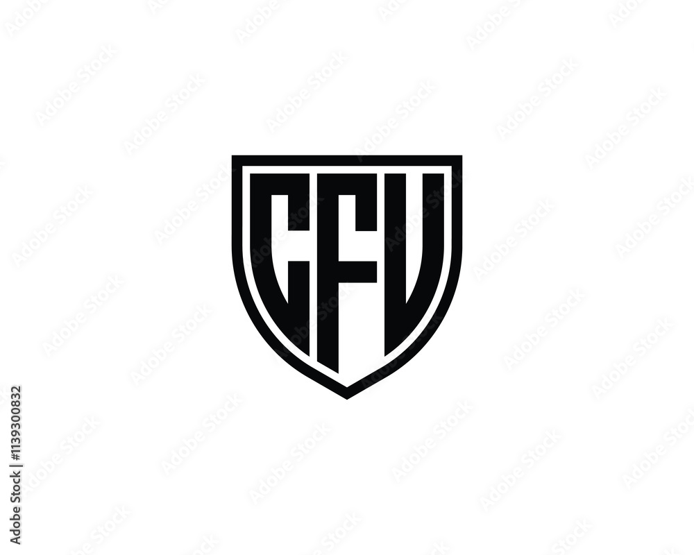 CFU logo design vector template. CFU CFU logo design vector template. CFU