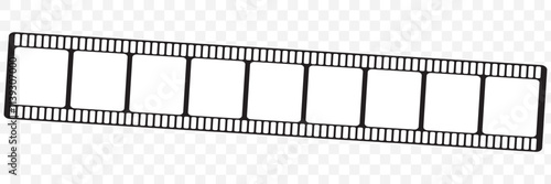 Film strip icon. Video tape photo film strip frame vector. Vector illustrarion. 