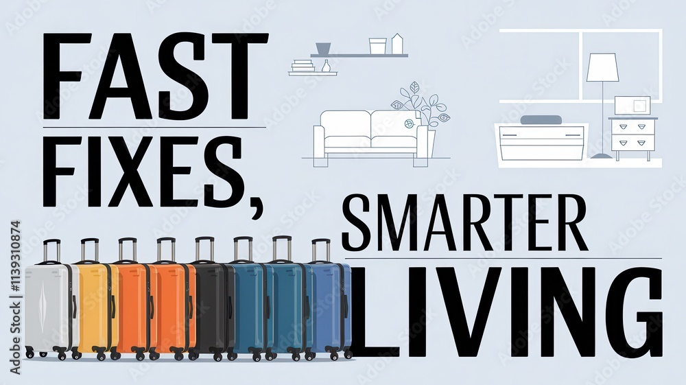 Fototapeta premium Streamlined Solutions for Smarter Faster Paced Living with Minimalist Design and Innovative