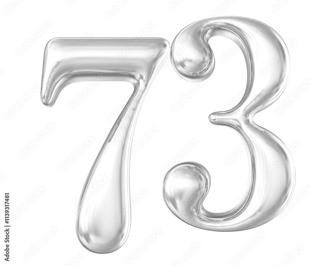 Silver Number 73 Silver Number 73
