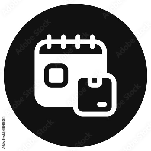 Editable package delivery schedule vector icon. Shipping, delivery, e-commerce, logistics. Part of a big icon set family. Perfect for web and app interfaces, presentations, infographics, etc