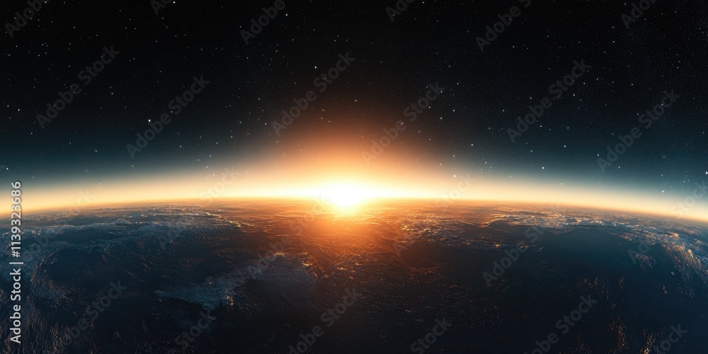 Obraz premium Sunrise Earth Horizon