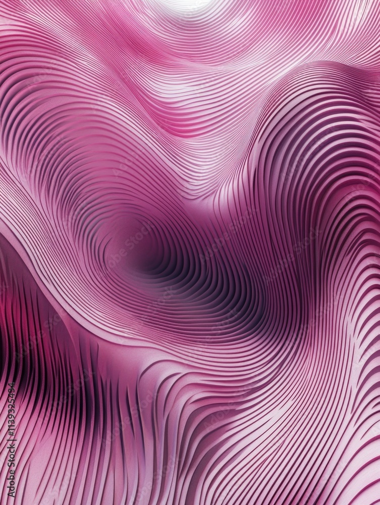 Pink abstract background with curves Pink abstract background with curves