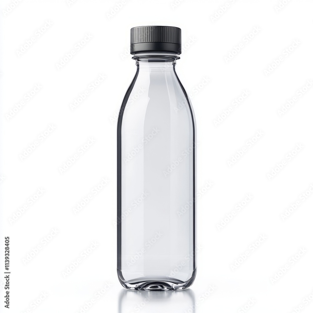 Plastic water bottle isolated on white background Plastic water bottle isolated on white background