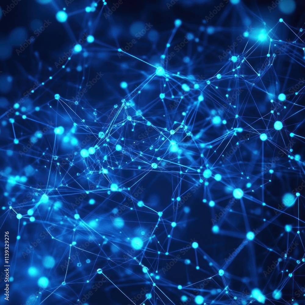 Abstract Blue Network Abstract Blue Network
