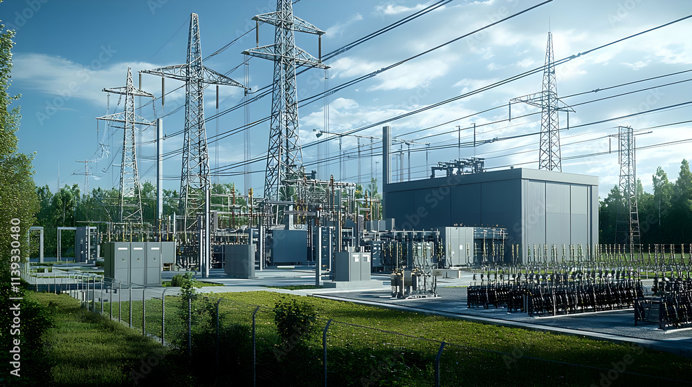 Power Grid: Transmission Towers & Substations Power Grid: Transmission Towers & Substations