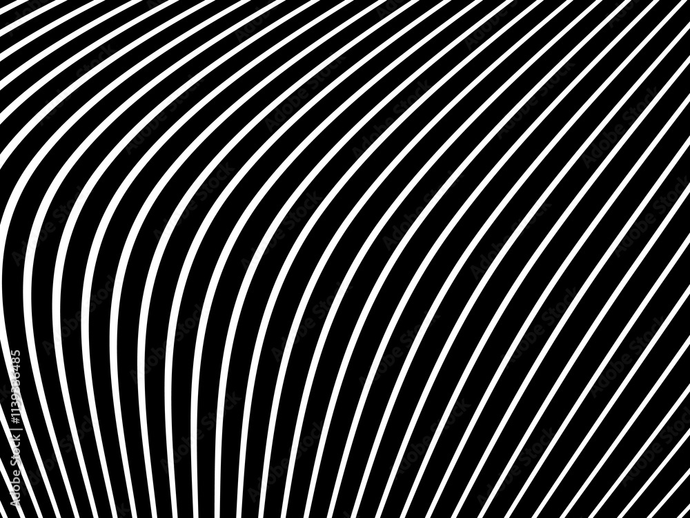 Black background with white abstract line pattern. Modern abstract background. Black background with white abstract line pattern. Modern abstract background.