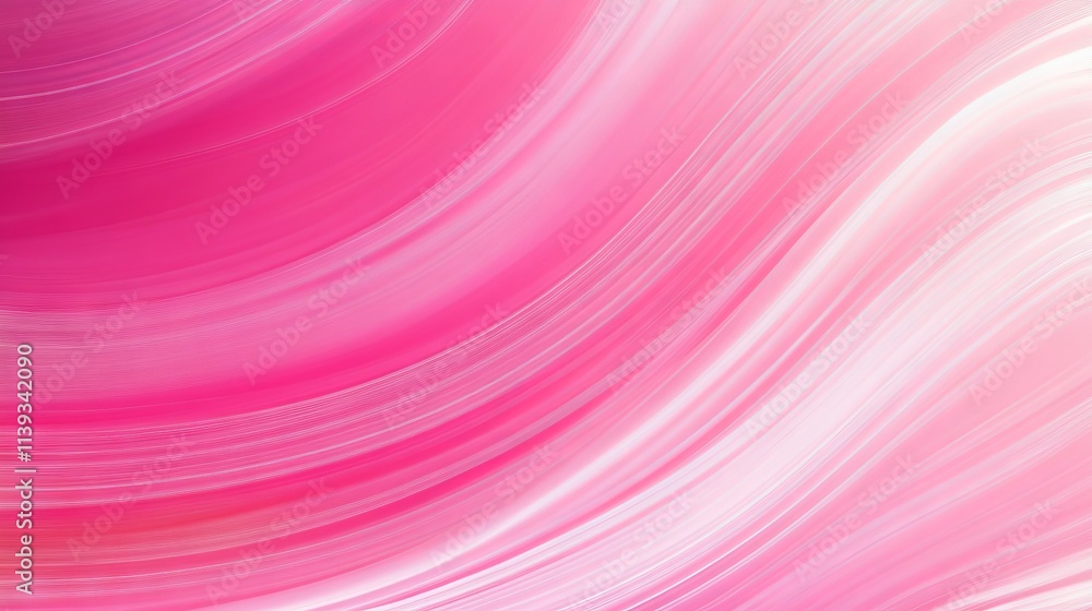 Fototapeta premium Abstract pink background with striped line pattern – elegant wallpaper texture with soft geometric lines and gradient design for modern digital use