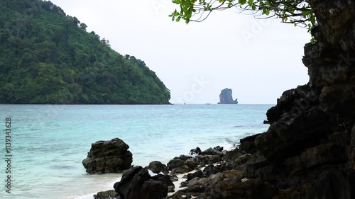 Scenic View of Thale Waek, Krabi photo