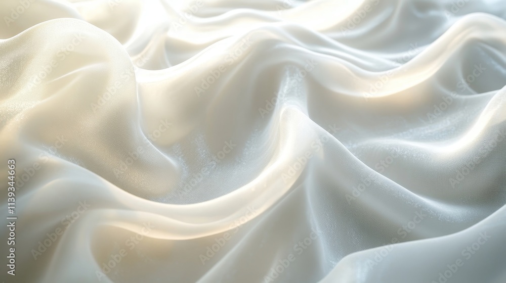 Abstract White Background with Smooth Lighting, Generative AI Abstract White Background with Smooth Lighting, Generative AI