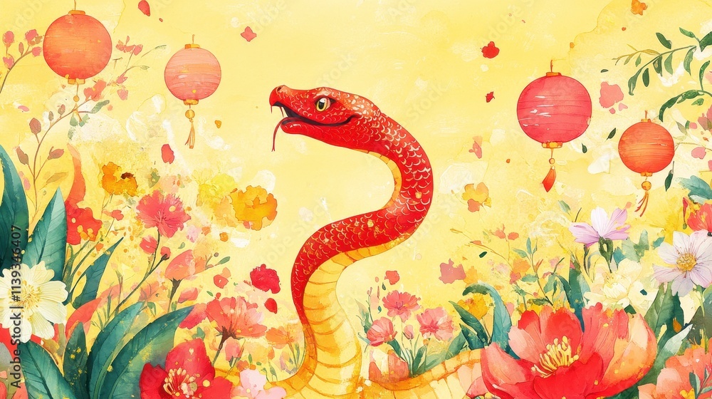Chinese new year 2025 concept,Red snake flat lay top view, Happy Chinese new year with Red envelope and gold ingot,blessing, wealth on red background with copy space for your text. Chinese new year 2025 concept,Red snake flat lay top view, Happy Chinese new year with Red envelope and gold ingot,blessing, wealth on red background with copy space for your text.