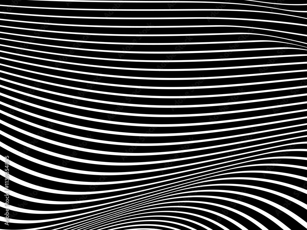 Black background with white abstract line pattern. Modern abstract background. Black background with white abstract line pattern. Modern abstract background.