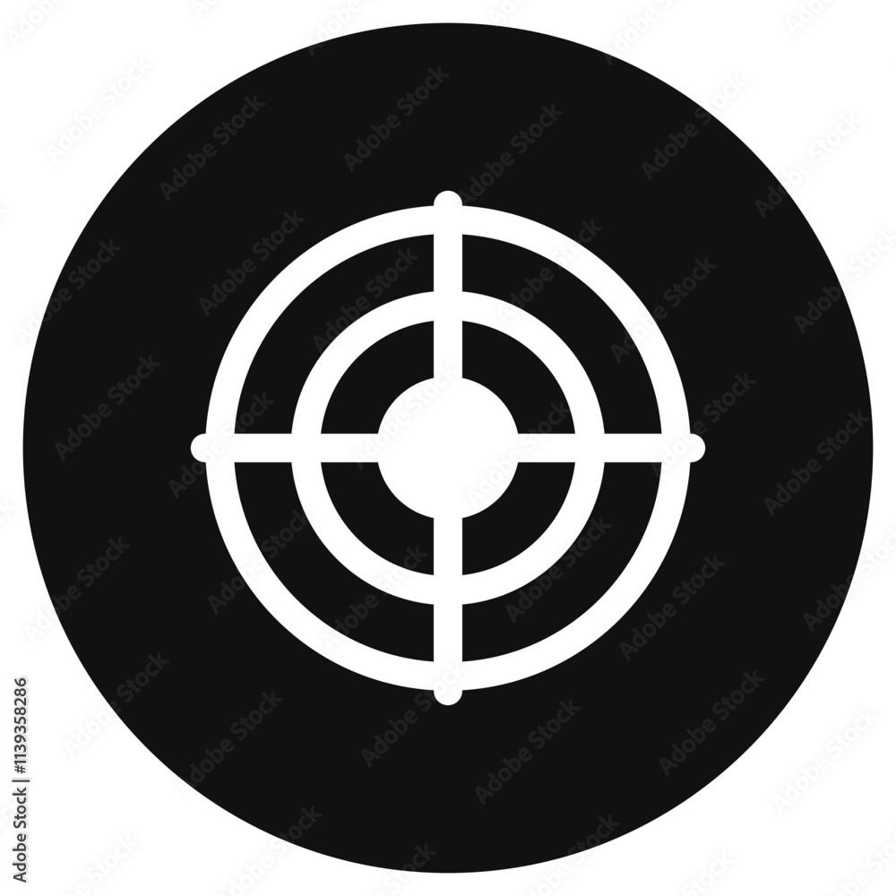 Editable shooting game, target, focus vector icon. Video game, game elements. Part of a big icon set family. Perfect for web and app interfaces, presentations, infographics, etc Editable shooting game, target, focus vector icon. Video game, game elements. Part of a big icon set family. Perfect for web and app interfaces, presentations, infographics, etc
