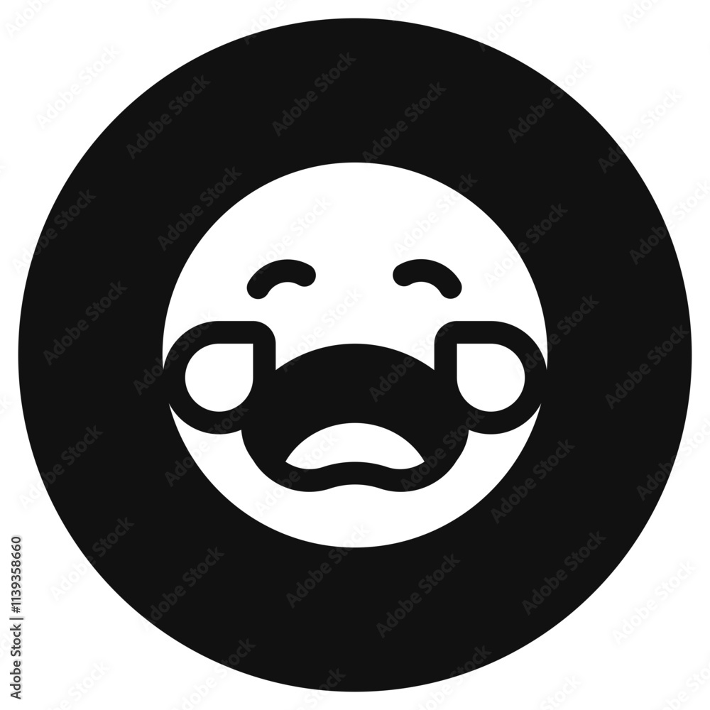 Editable crying expression emoticon vector icon. Part of a big icon set family. Part of a big icon set family. Perfect for web and app interfaces, presentations, infographics, etc Editable crying expression emoticon vector icon. Part of a big icon set family. Part of a big icon set family. Perfect for web and app interfaces, presentations, infographics, etc