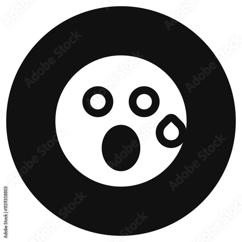 Editable suprised expression emoticon vector icon. Part of a big icon set family. Part of a big icon set family. Perfect for web and app interfaces, presentations, infographics, etc