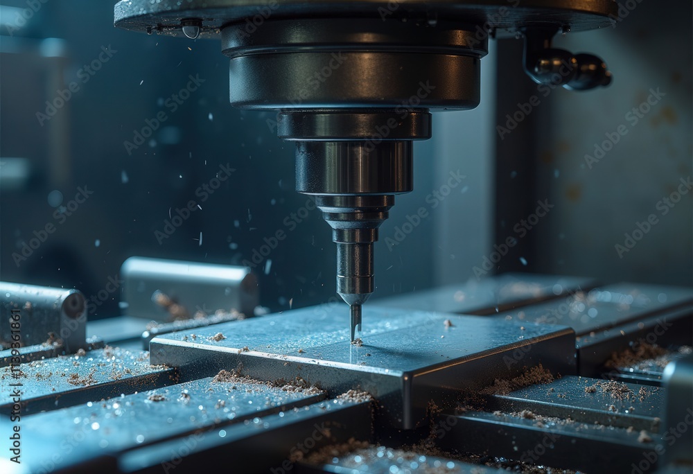 CNC Milling Machine in Action
CNC Milling Machine in Action