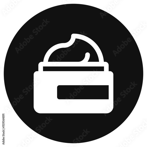 Editable facial cream vector icon. Cosmetics, makeup, skincare, beauty. Part of a big icon set family. Perfect for web and app interfaces, presentations, infographics, etc