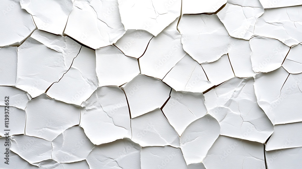 Crumpled White Paper Texture Background Crumpled White Paper Texture Background