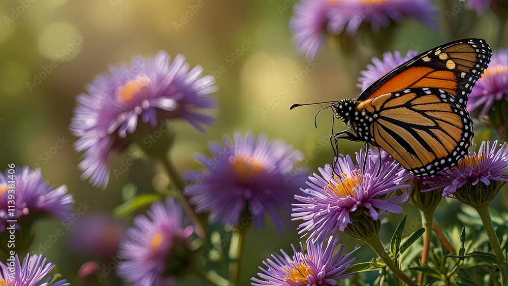 Obraz premium butterfly on flower