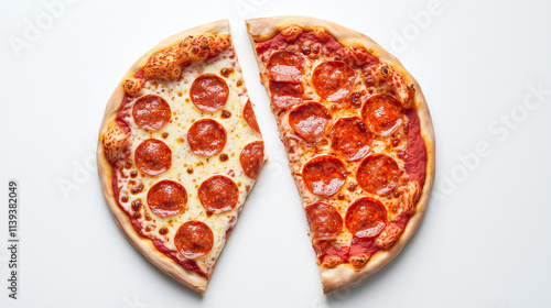 Pepperoni Pizza Slice:  A f...