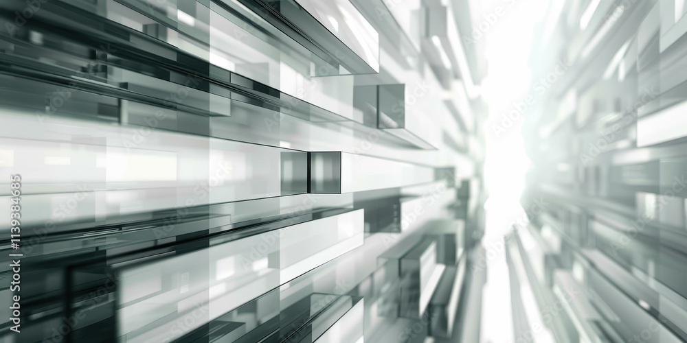 Abstract Glass Architecture: Modern Geometric Design Abstract Glass Architecture: Modern Geometric Design