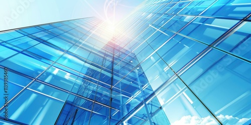 Wallpaper Mural Modern Glass Skyscraper: Architectural Marvel Torontodigital.ca