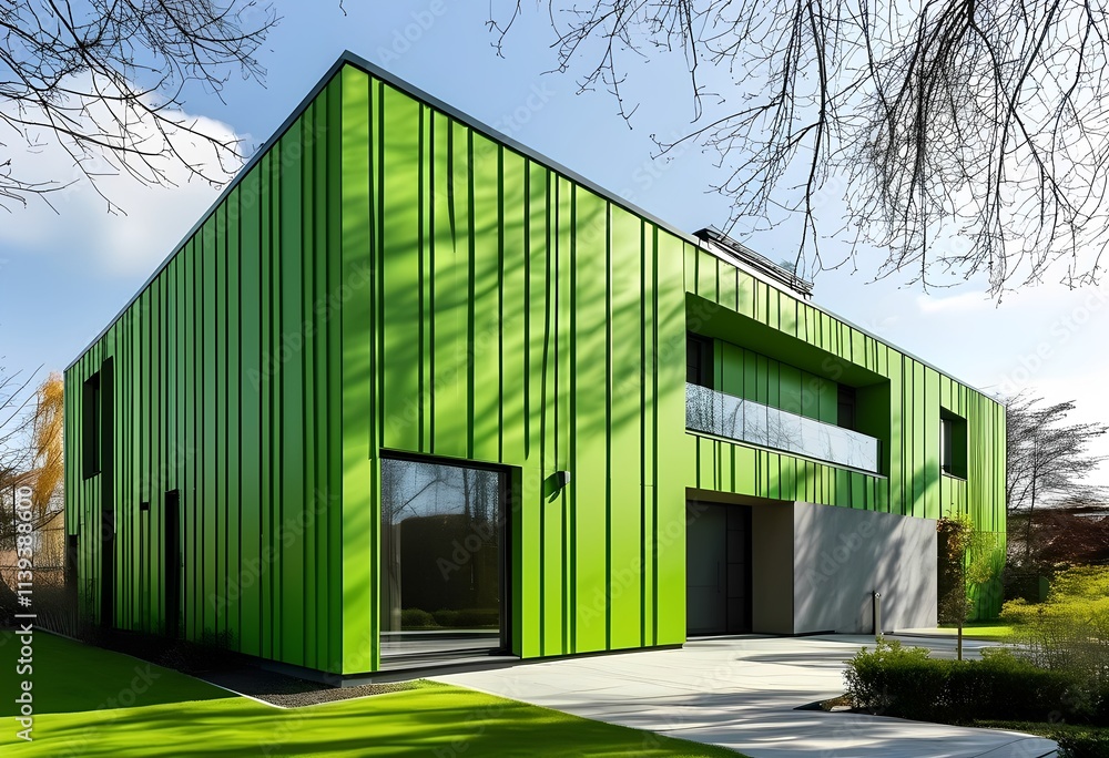 Fototapeta premium green siding