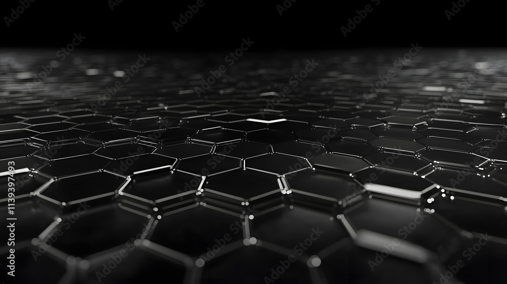 Network connection concept black background vector illustration. Futuristic hexagon perspective wide angle lanscape. Futuristic honeycomb concept. 3d landscape. Big data digital background
Network connection concept black background vector illustration. Futuristic hexagon perspective wide angle lanscape. Futuristic honeycomb concept. 3d landscape. Big data digital background