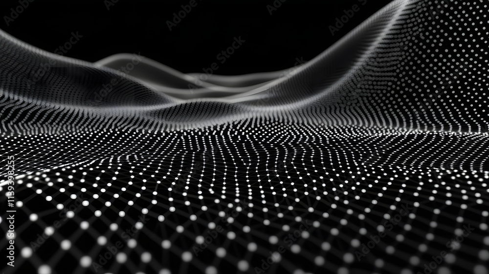 Network connection concept black background vector illustration. Futuristic hexagon perspective wide angle lanscape. Futuristic honeycomb concept. 3d landscape. Big data digital background
Network connection concept black background vector illustration. Futuristic hexagon perspective wide angle lanscape. Futuristic honeycomb concept. 3d landscape. Big data digital background