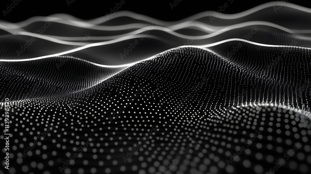 Network connection concept black background vector illustration. Futuristic hexagon perspective wide angle lanscape. Futuristic honeycomb concept. 3d landscape. Big data digital background
Network connection concept black background vector illustration. Futuristic hexagon perspective wide angle lanscape. Futuristic honeycomb concept. 3d landscape. Big data digital background
