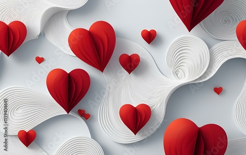 Heart background image, anniversary, love, birthday, Valentine's Day photo