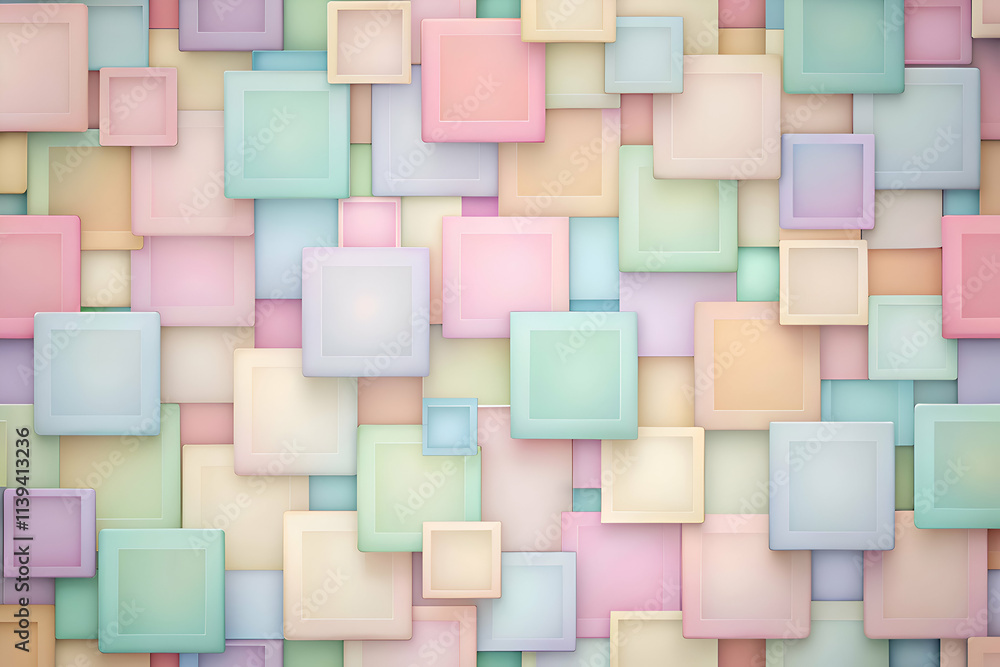 Pastel Square Pattern Abstract Background Pastel Square Pattern Abstract Background