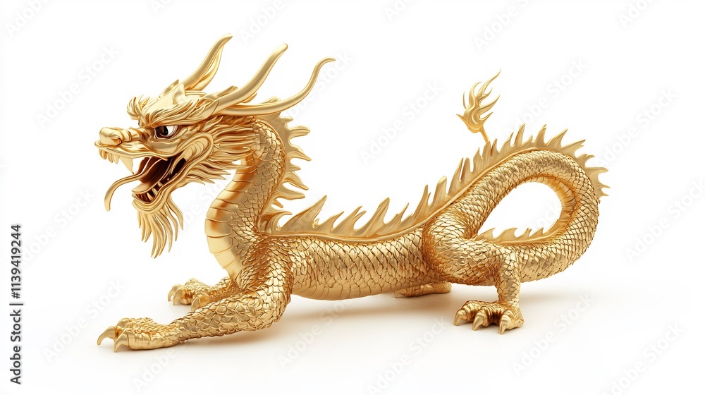 Majestic Golden Dragon: A Symbol of Power and Prosperity Majestic Golden Dragon: A Symbol of Power and Prosperity