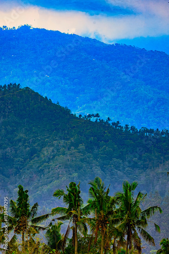 Bali central mountains, Bali, Indonesia photo